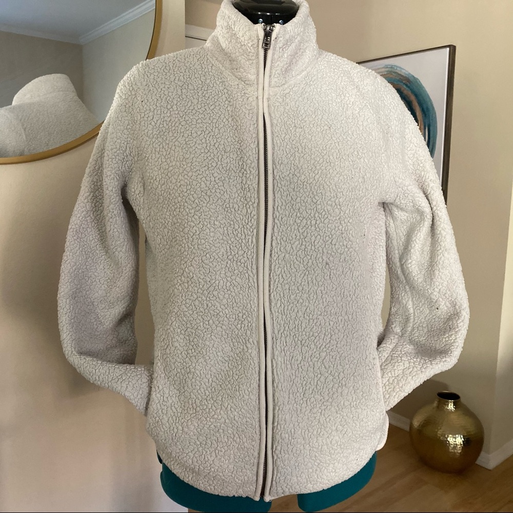 Sonoma White Fleece Jacket